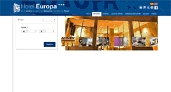 Desktop Screenshot of hoteleuropajaen.es