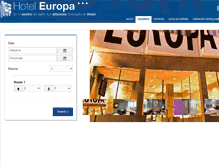 Tablet Screenshot of hoteleuropajaen.es